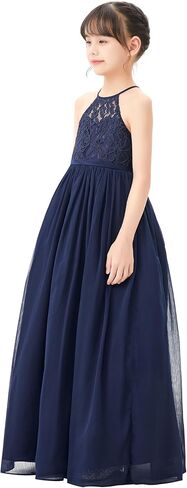 Lace Keyhole Back Flower Girl Dresses Wedding Reception Junior Pageants HLB in Kuwait