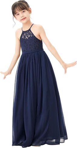 Lace Keyhole Back Flower Girl Dresses Wedding Reception Junior Pageants HLB in Kuwait