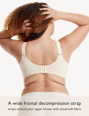 Women Seamless Wireless Bra with Support B-E Cups Lightly Lined Zero Gravity Sculpt No Spillage T-Shirt Bra EB063 in Saudi Arabia