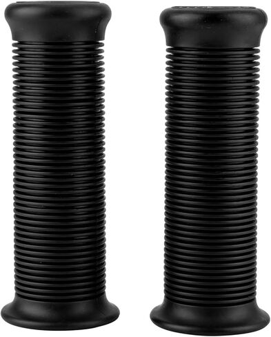 Majatou Handlebar Hand Grips, Motorcycle Handle Grip, Pair of 1inch 25mm/ 1.1inch 28mm Universal Motorcycle Vintage TPU Handle Handlebar Grip Modified Accessories (Black) in Saudi Arabia