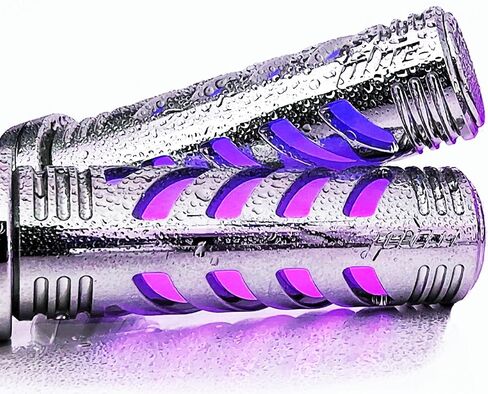 مقابض دراجة نارية Saberz متعددة الألوان RGB LED لقضبان 7/8 بوصة و1 بوصة - دراجة رياضية، هارلي ديفيدسون، كروزر، جرومز - تخصيص مئات الألوان مع جهاز التحكم عن بعد وتطبيق الهاتف المتضمن. in Saudi Arabia