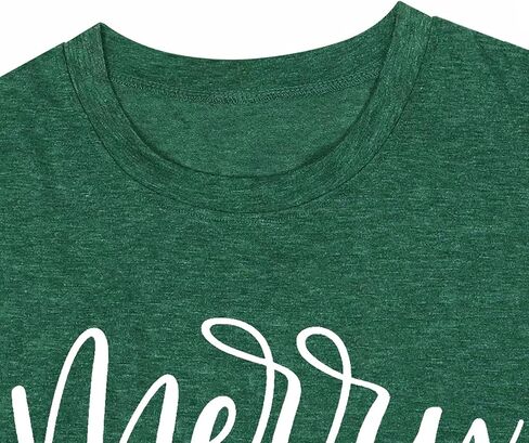 Christmas Plus Size Shirt Women Merry and Bright Tops Holiday Shirt Women Oversized Xmas Tee Fall Tops in Kuwait