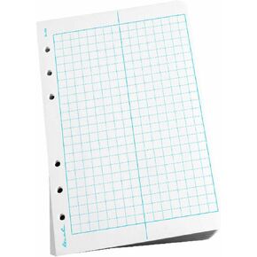 Rite In The Rain Weatherproof Loose Leaf Paper, 4.625" x 7", 32# White, Field Pattern, 100 Sheet Pack (No. 352)