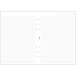 Filofax A5 Ruled White Paper (B343008)