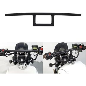 AnXin Motorcycle 7/8" Handlebar Cafe Racer Box Window Attack Style Handlebars 22MM Universal For Cruiser Bobber Custom Application Black
