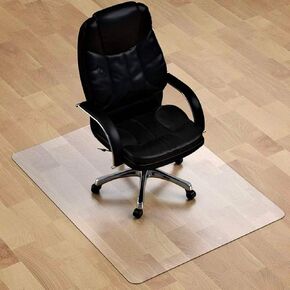 Office Desk Chair Mat for Hard Floor,Clear Mat Desk Floor Protector for Hardwood,Floor Mat for Desk Chair on Hardwood,Wood Floor Protector…… (Clear-Rectangular, 36"x48"x0.06")