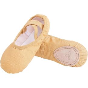 Canvas Ballet Shoes for Girls Ballet Flats for Toddler/Little Kid/Big Kid/Adult