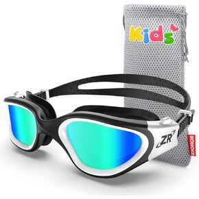 ZIONOR Kids Swim Goggles, G1MINI Polarized Swimming Goggles Comfort for Age 6-14