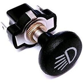 Golf Cart Push / Pull Headlight Switch Button For Club Car, EZGO, Yamaha By Automotive Authority LLC