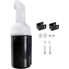Panglong Golf Cart Sand Bottle with Holder, No-Drilling Universal Golf Sand Bottle, Divot Filler Sand Bottle for Club Car, EZGO, Yamaha with 1" Tube Bracket; Large Capacity with Rattle Proof Holder