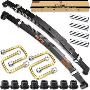 Heavy Duty EZGO TXT Rear Leaf Spring Bushings & Sleeves Kit, Fits 1994-Up Golf Cart - 4 Leaf