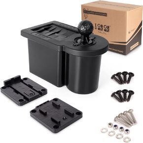 Golf Cart Ball Washer and Club Cleaner Kit, Detachable Golf Club Head and Ball Washer Golf Cleaner for EZGO Club Car Yamaha