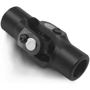 3/4" Smooth Round x 3/4" Smooth Round Steering Shaft Universal U Joint Coupling Chrome Single Universal Coupler