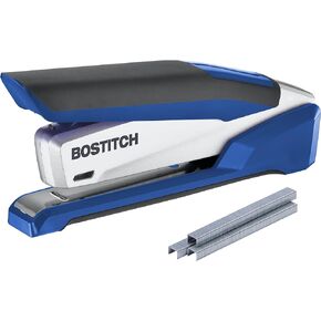 Bostitch Office Bostitch inPOWER+28 Executive Stapler - 3 in 1 Stapler - One Finger, No Effort, Spring Powered Stapler, Black/Silver (1110), Metal-Full Strip