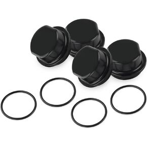 81143 Compatible With Dexter Vortex Replacement Caps, K71-G01-73 21-261 Replacement Vortex Hub Dust Cap 48355v - Fit Boat, Trailer & Other Hub Kits (2 Pack, w/O-Ring) (2)