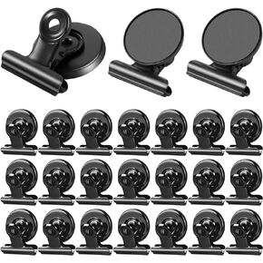 8Pack Refrigerator Magnets Magnetic Clips Fridge Magnets-Scratch Free Heavy Duty Magnetic Clips Perfect for Note List Photo Displays Home School Office Use(Colorful)