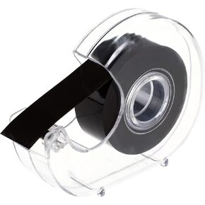STOBOK Magnetic Tape Dispenser, Flexible Magnetic Tape Magnetic Strip with Adhesive Backing and Tape Dispenser, Magnetic Tape Roll for Crafts DIY Projects Home Office Use