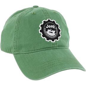 Jeep Hat Performance Parts Gear Logo Heavy Twill Baseball Cap