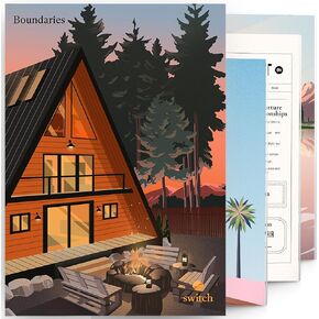 Switch Research Boundaries Journal - Psychologist Recommended Journal - Science Backed Self Care Journal - Charming Design for Women
