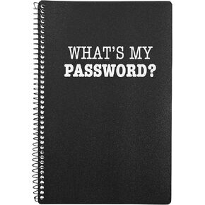 Iconikal What's My Password? Password Saver Personal Organizer, 8 x 5-Inch For Usernames, Sites, Services in Kuwait