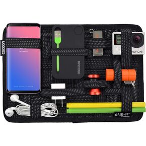 Cocoon CPG8BK GRID-IT!® Accessory Organizer - Medium 10.5" x 7.5" (Black)