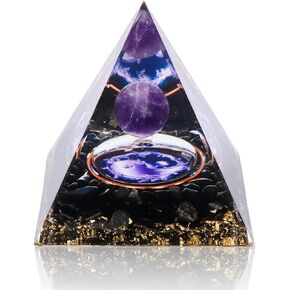 هرم أورغون للطاقة الإيجابية، هرم كريستالي وأحجار شفاء، مولد طاقة كريستالي للحماية من الإجهاد، تقليل الشفاء، التأمل، جذب الثروة المحظوظة (تاي تشي) in Kuwait