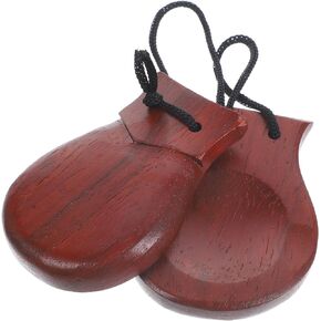 Wood Castanets pear wood handheld castanets Spain wooden castanet clapper Castanets Wood