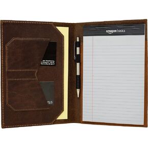 Leather Notepad Holder Legal Junior Notebook Padfolio Holder Business Gift