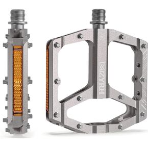 MZYRH Mountain Bike Pedals MTB Pedals,9/16" Non-Slip Lightweight Aluminum Alloy Bicycle Pedals for Road Mountain BMX MTB