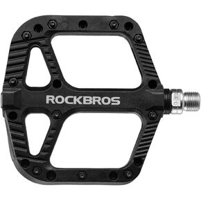 Rock BROS Mountain Bike Pedals Nylon Composite Bearing 9/16" MTB Bicycle Pedals with Wide Flat Platform in Kuwait