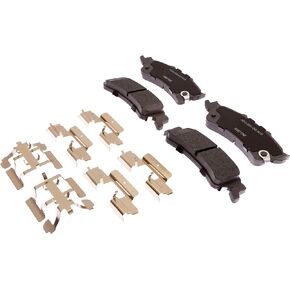 ACDelco Silver 14D792CHF1 Ceramic Rear Disc Brake Pad Set with Clips