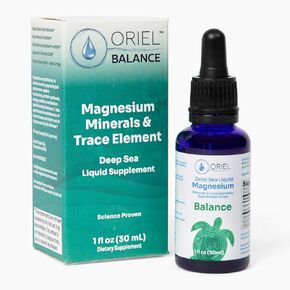 Magnesium Deep Sea Liquid Drops for Balance | With Other Trace Minerals | Rapid Absorption | Supports Normal Electrolyte Balance, Muscle Function, Nervous System Function | 30 mL | 30 Day Supply
