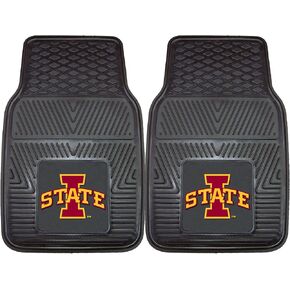 FANMATS NCAA Iowa State University Cyclones Vinyl Utility Mat، أسود، 14 بوصة × 17 بوصة