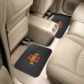 FANMATS NCAA Iowa State University Cyclones Vinyl Utility Mat , Black, 14"x17"