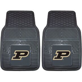 FANMATS 11784 Purdue Boilermakers Heavy Duty Vinyl Cargo Mat 31"x31", All Weather Trunk Mat, Trunk Protection