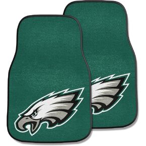 FANMATS NFL - Philadelphia Eagles Carpet Car Mat Set - 2 Pieces