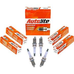 Autolite 3924 Copper Resistor Automotive Replacement Spark Plug (2 Pack)