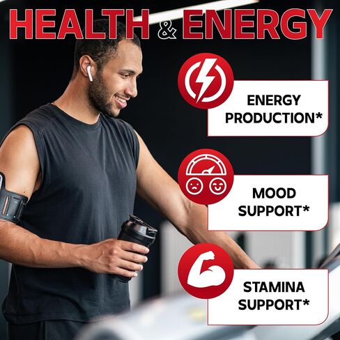 90 كبسولة - 8 في 1 تريبولوس تيريستريس عشبة العنزة إل-أرجينين إل-سيترولين جذر الماكا تونغكات علي جذر البنجر - تمرين الطاقة، دعم قوة العضلات in Kuwait