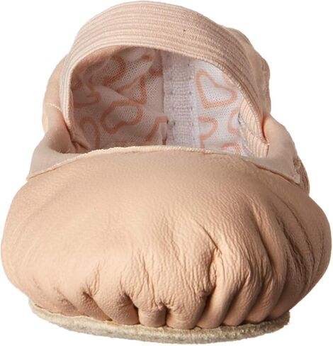 Bloch Child Ballet Shoes Girls Soft Leather Upper, Flexibility Full Suede Outsole, Pre-Sewn Elastic, 11 Wide Little Kid in Saudi Arabia