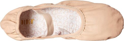 Bloch Child Ballet Shoes Girls Soft Leather Upper, Flexibility Full Suede Outsole, Pre-Sewn Elastic, 11 Wide Little Kid in Saudi Arabia