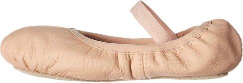Bloch Child Ballet Shoes Girls Soft Leather Upper, Flexibility Full Suede Outsole, Pre-Sewn Elastic, 11 Wide Little Kid in Saudi Arabia