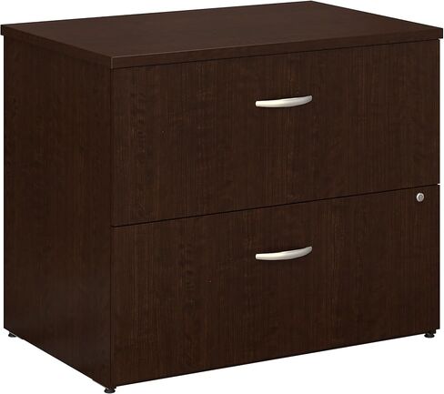 Bush Business Furniture Series C 2 Drawer Lateral File Cabinet, Locking Document Storage for Home or Professional Office, Hansen Cherry in Saudi Arabia