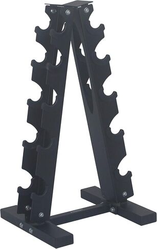 POWERT Dumbbell Rack Heavy Duty Steel Stand Weight Holder Rack for Dumbbells| 3-Tier (300lb Capacity) /5-Tier (600lb Capacity) in Saudi Arabia