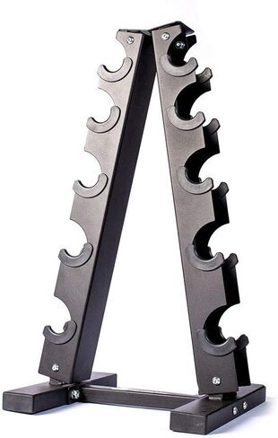 POWERT Dumbbell Rack Heavy Duty Steel Stand Weight Holder Rack for Dumbbells| 3-Tier (300lb Capacity) /5-Tier (600lb Capacity) in Saudi Arabia
