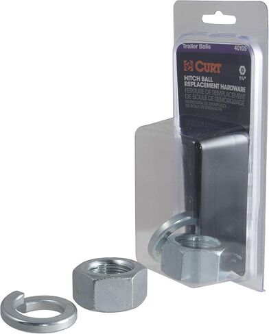 CURT 40105 Replacement Trailer Hitch Ball Nut and Washer for 1-1/4-Inch Shank in Saudi Arabia