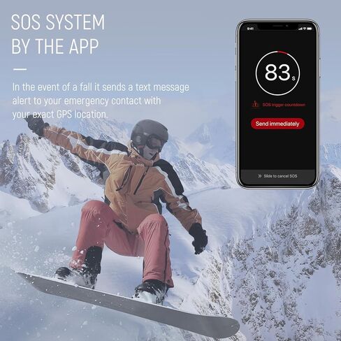 LIVALL RS1 Smart Bluetooth Ski Helmet with Built in Speakers & Microphone, Patented Fall Detection & SOS Alert, Adjustable Venting and Goggles Compatible, Snow Sport Helmets for Men Women Adults in Saudi Arabia