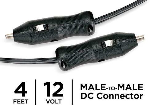 Schumacher SAC-109 Male-to-Male Connector,black in Saudi Arabia