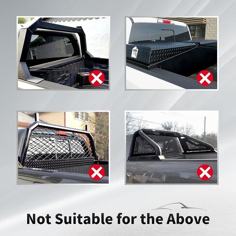 OEDRO FRP غطاء تونيو صلب ثلاثي الطي، أغطية سرير شاحنة قابلة للطي متوافقة مع 2019-2024 Chevy Silverado/GMC Sierra 1500 نمط هيكل جديد مع باب خلفي متعدد المرن مع سرير 5.8 قدم in Kuwait