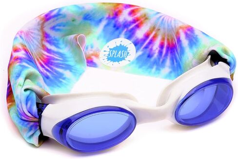 SPLASH SWIM GOGGLES with Fabric Strap - Around The World Collection- Fun, Fashionable, Comfortable - Kids Swim Goggles in Saudi Arabia
