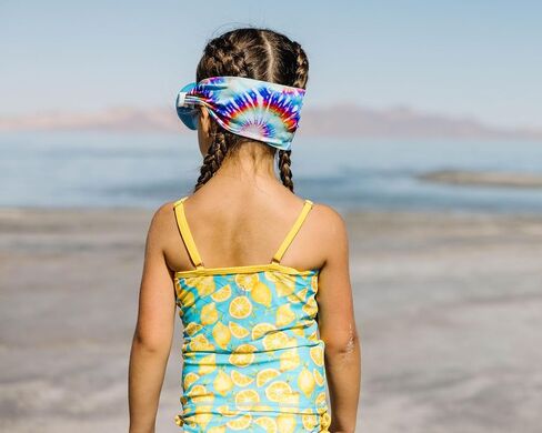 SPLASH SWIM GOGGLES with Fabric Strap - Around The World Collection- Fun, Fashionable, Comfortable - Kids Swim Goggles in Saudi Arabia